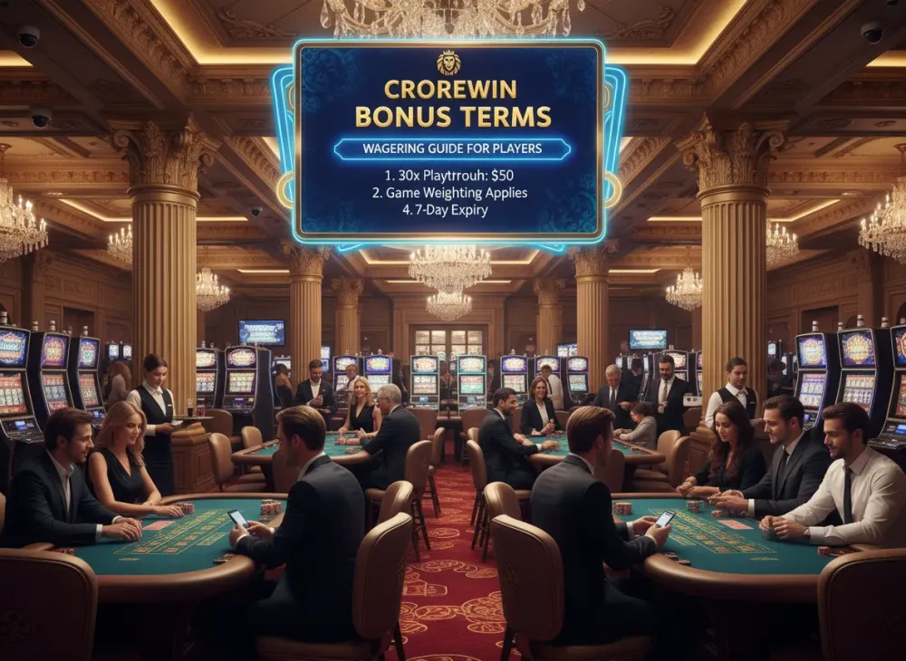 Crorewin bonus terms and wagering guide for players