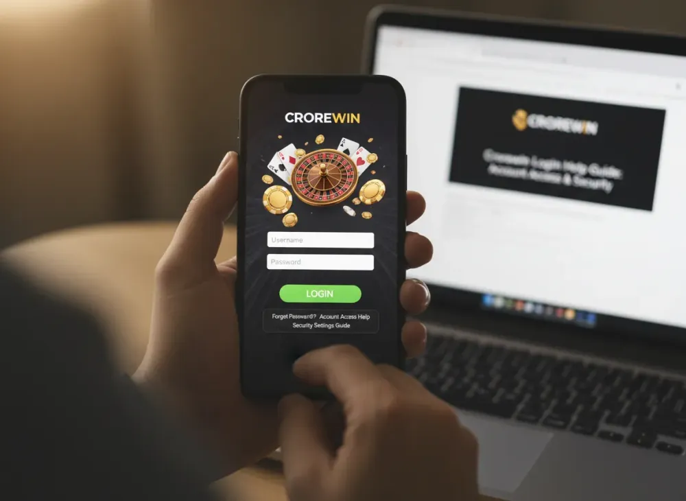 Crorewin login help guide for account access and security