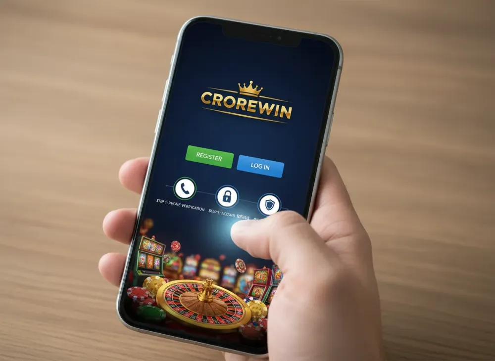 Crorewin registration Guide for Account Setup